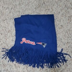 Blue Patriots Fringe Shawl
